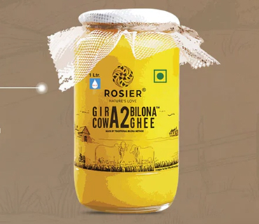 Gir Cow A2 Ghee Made From Curd - 1000 ML